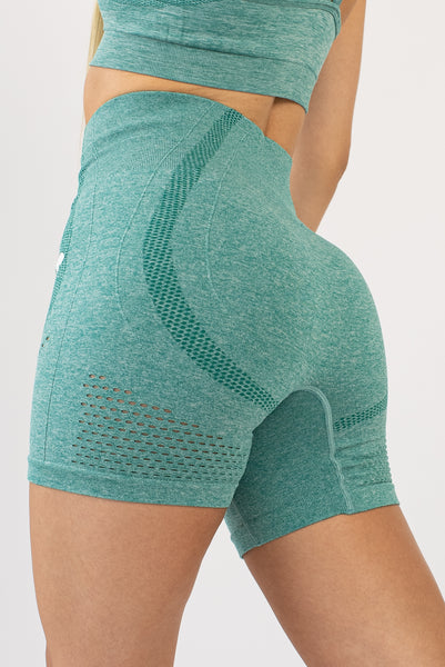 High-Waisted Gym Shorts