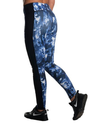 Colourful Gym Leggings - Blue 1