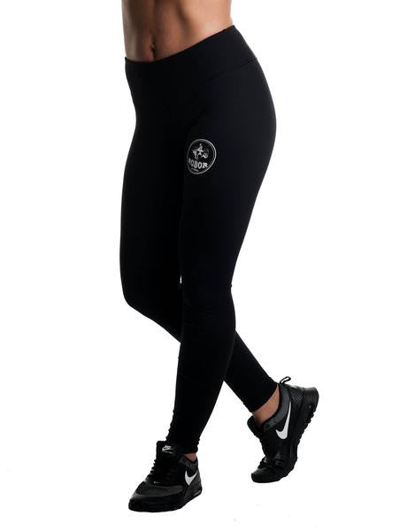 High Waist Gym Leggings - Black 1