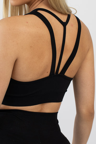 AirFlex Seamless Sports Bra - Black