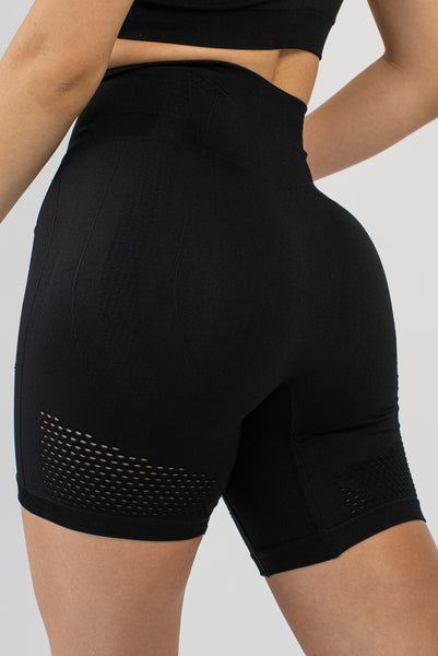 AirFlex Seamless Shorts - Black