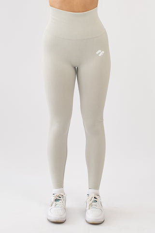 Scrunch bum leggings - White - Front View