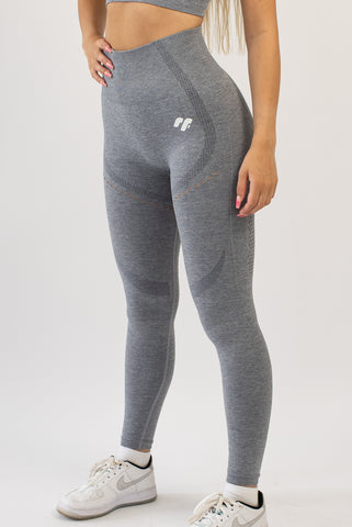 Blue fitness leggings front