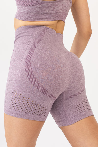 AirFlex Seamless Shorts - Purple