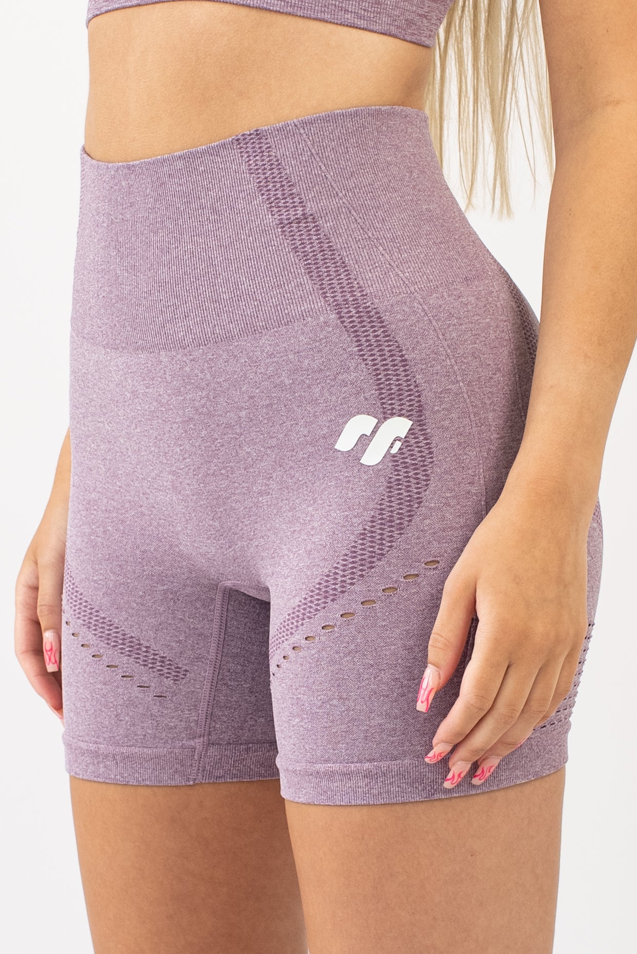 AirFlex Seamless Shorts - Purple, Womens Gym Shorts