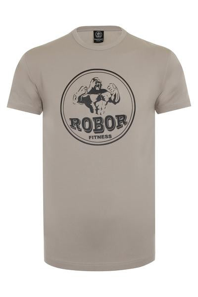 Arm Hugging Gym T-Shirt - Grey 1