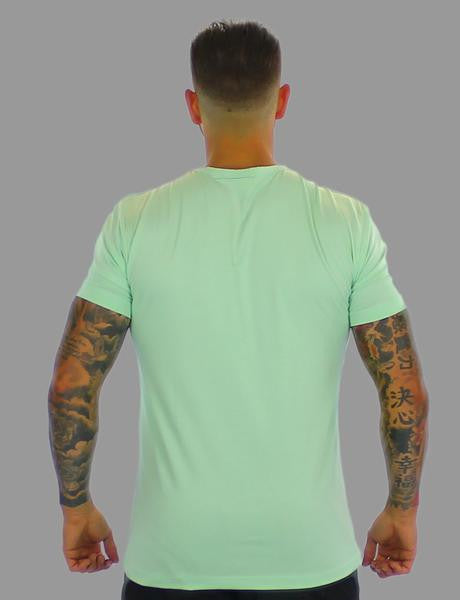 Arm Hugging Gym T-Shirt - Light Green 3