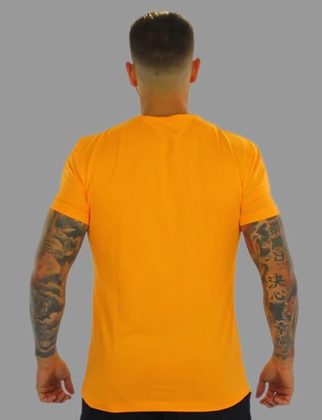 Arm Hugging Gym T-Shirt - Orange 3
