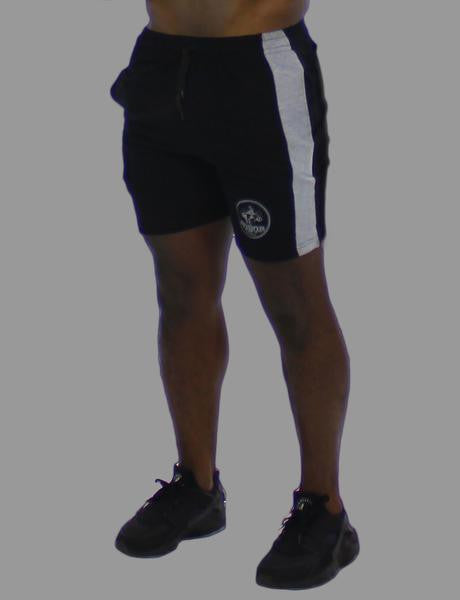 Lightweight Gym Shorts - Black/Grey 2