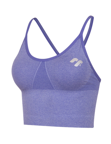 Blue Crop Vest Robor Fitness 1