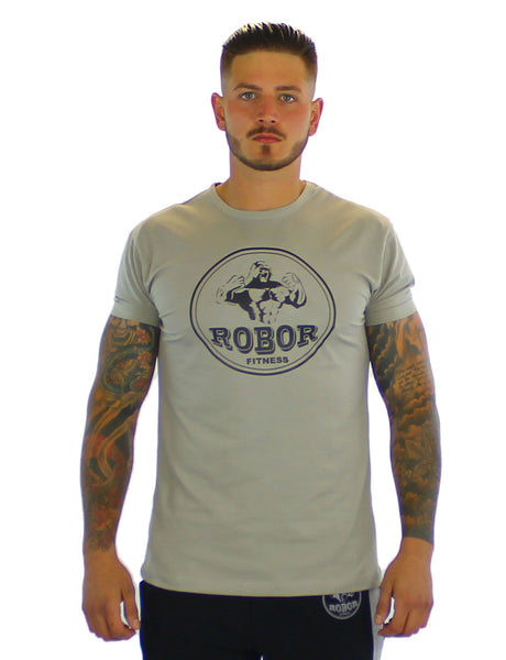 Elite Fitted Tee - Fossil Grey