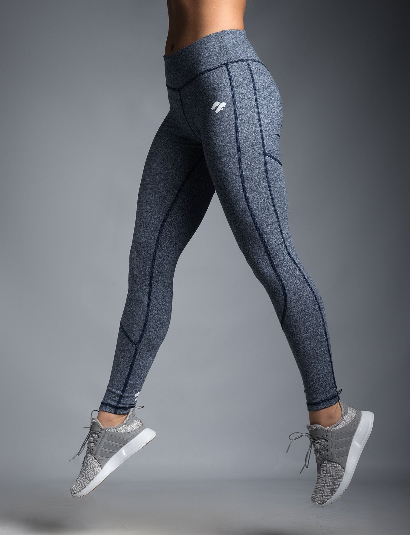 Blue Leggings, Workout Leggings, Gym Wear